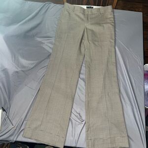 Banana Republic Martin Fit Brown Houndstooth Print Academia Trousers Size 6